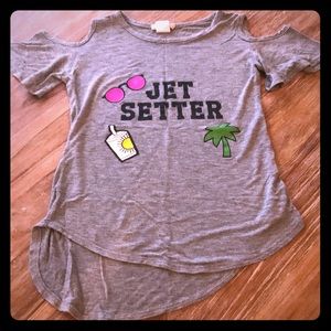 Size 7- jet setter t-shirt